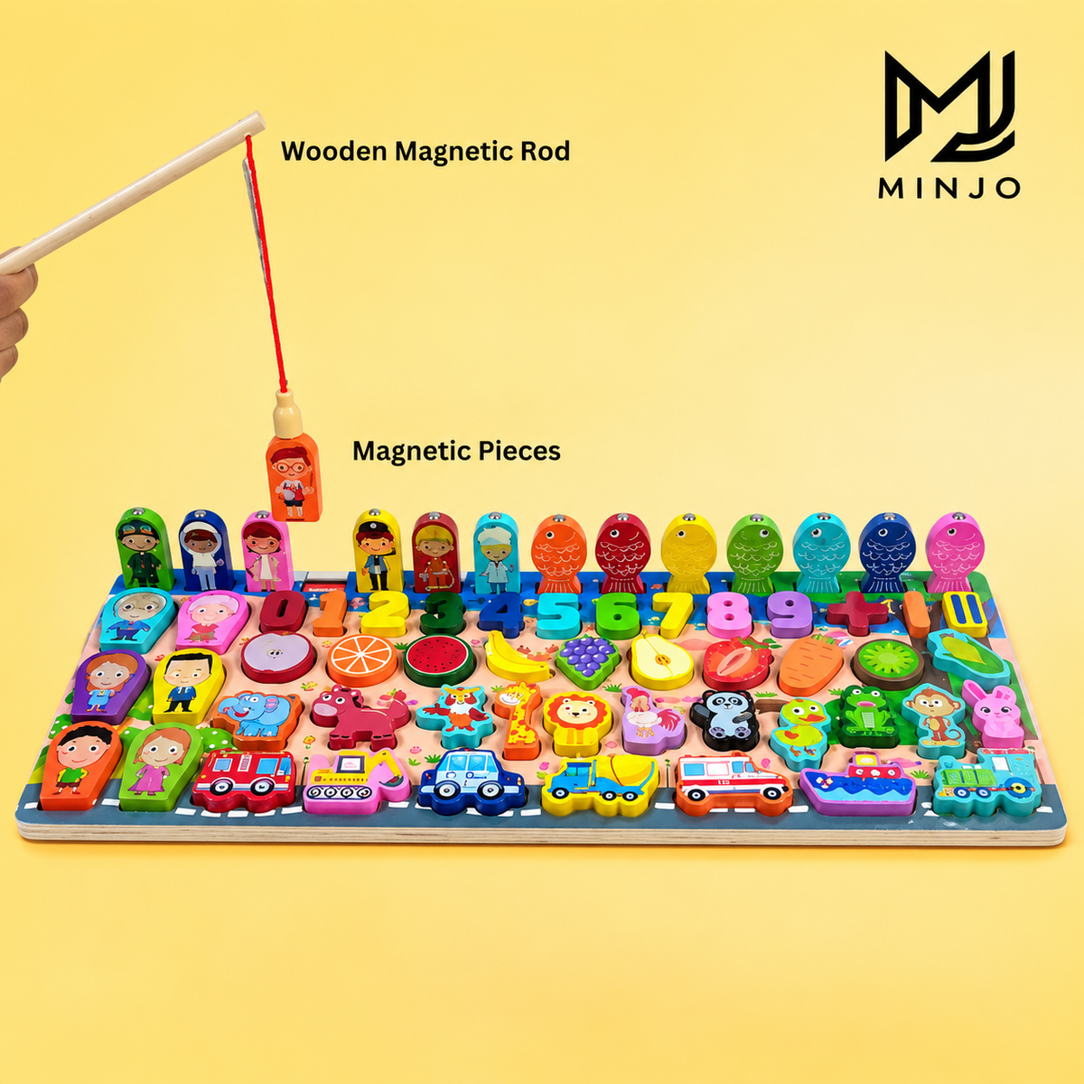 KidzLearn - 6-in-1 Traffic Matching & Counting Board