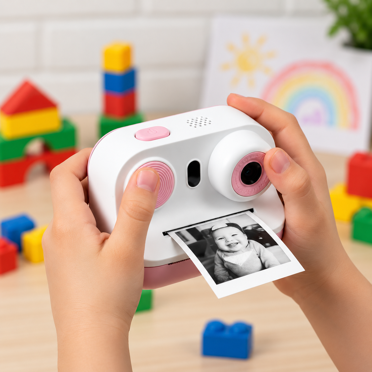 MINJO Kids Instant Print Camera – Inkless Printing
