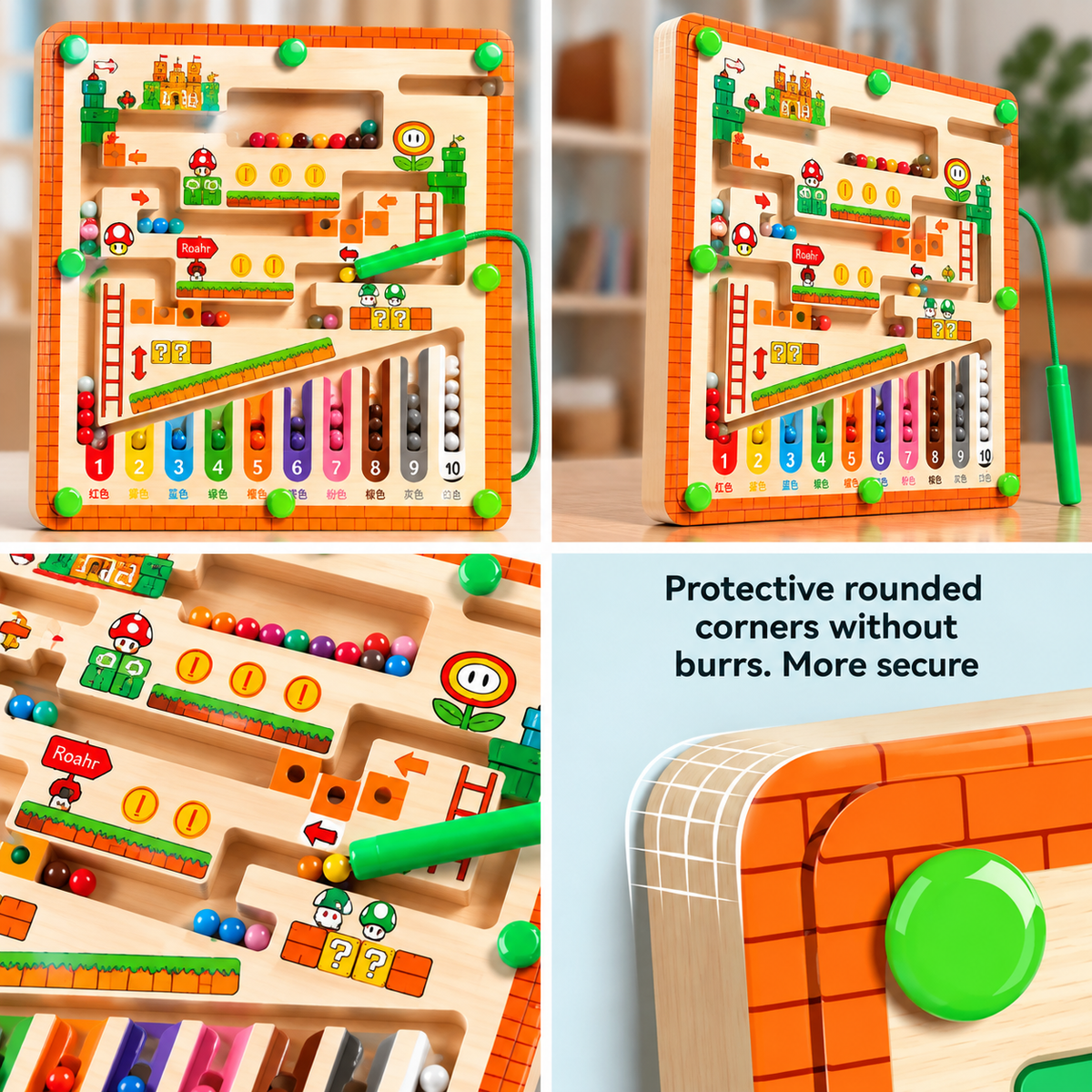 MINJO Magnetic Maze Ball Game