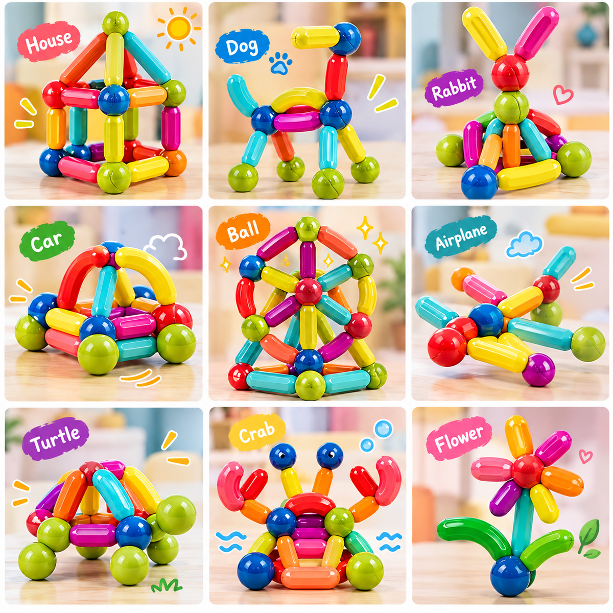 MINJO Magnetic Sticks DIY