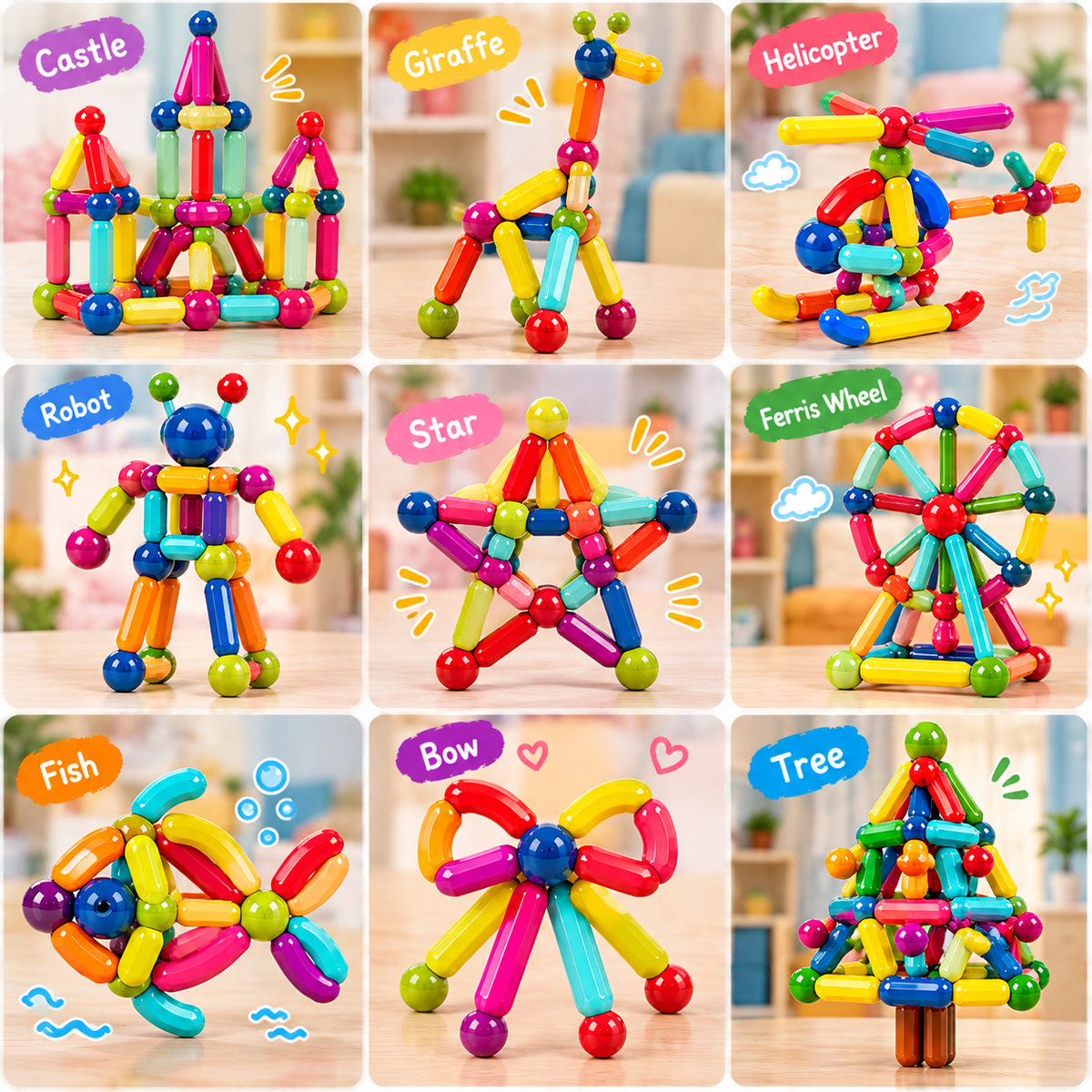 MINJO Magnetic Sticks DIY